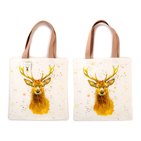 Tote Shopping Bag - Jan Pashley Stag - Image 5