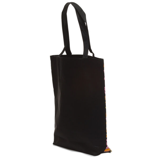 Handy Cotton Zip Up Shopping Bag - Skulls & Roses - Image 3