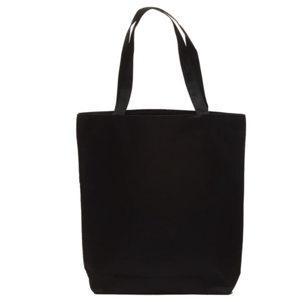 Handy Cotton Zip Up Shopping Bag - Skulls & Roses - Image 4
