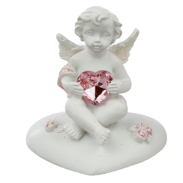 Collectable Peace of Heaven Cherub - Heart of the Rose - Image 3