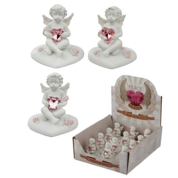 Collectable Peace of Heaven Cherub - Heart of the Rose - Image 6