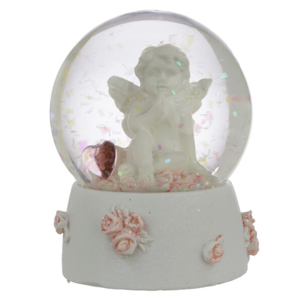 Collectable Peace of Heaven Cherub - Sweet Dreams Snow Globe - Image 3