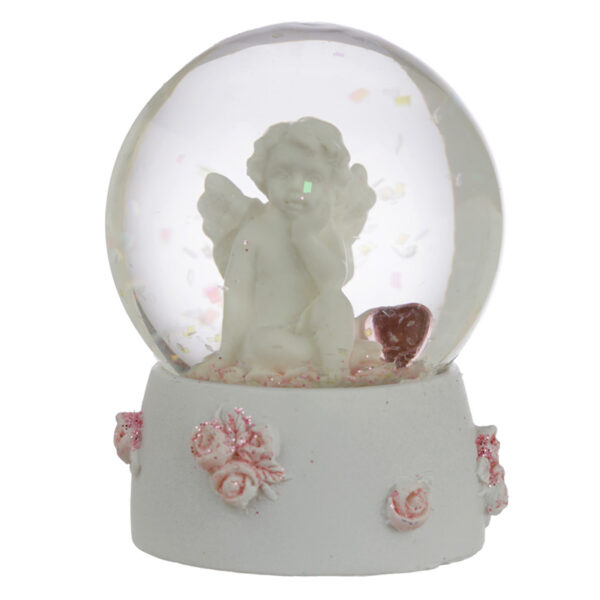 Collectable Peace of Heaven Cherub - Sweet Dreams Snow Globe - Image 4