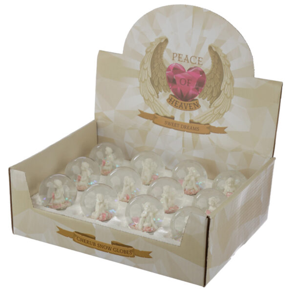 Collectable Peace of Heaven Cherub - Sweet Dreams Snow Globe - Image 6