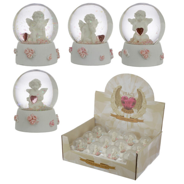 Collectable Peace of Heaven Cherub - Sweet Dreams Snow Globe - Image 7
