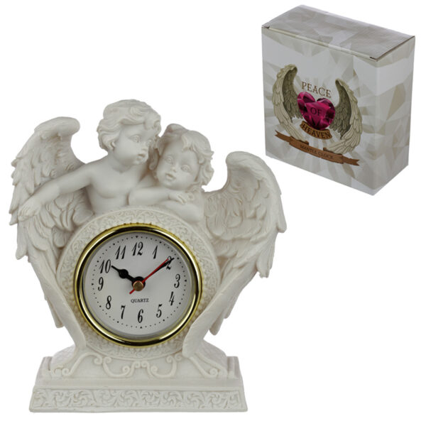 Peace of Heaven Cherub - Endless Love Mantle Clock - Image 5