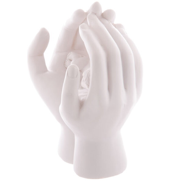 LED Cute Hands and Sleeping Cherub Ornament - Image 3