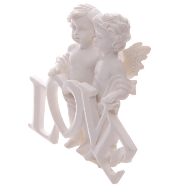 Cute LOVE Letters Cherub Couple - Image 2