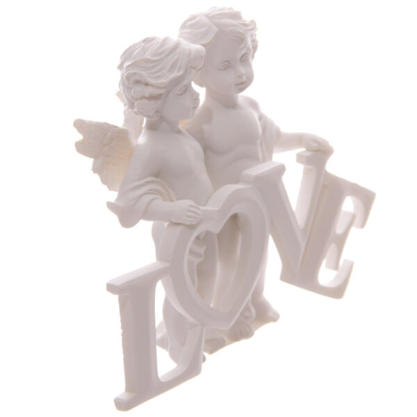 Cute LOVE Letters Cherub Couple - Image 4