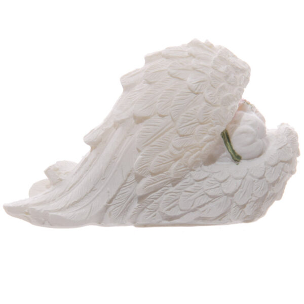 Decorative Rose Cherub Sleeping Figurine - Image 3