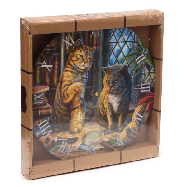 Wall Clock - Lisa Parker Purrlock Holmes Cat - Image 6