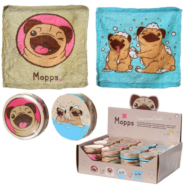 Compressed Travel Towel - Mopps Pug - Image 7