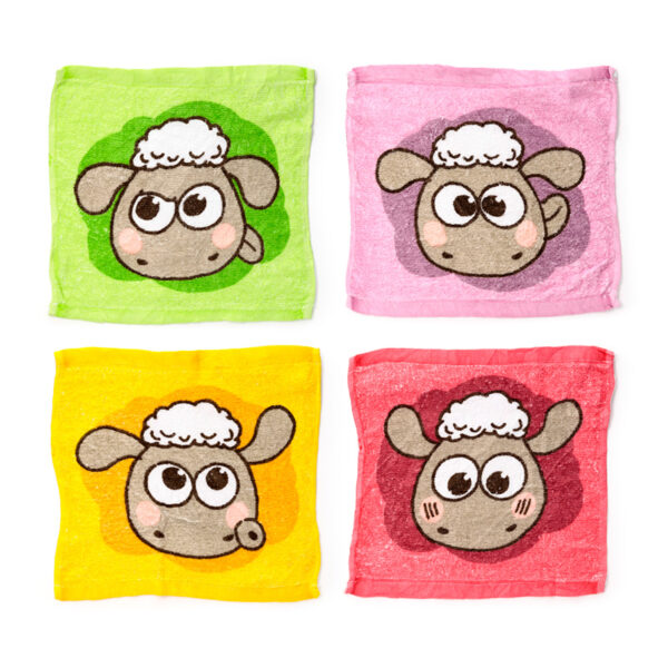 Compressed Travel Towel - Kawaii Cute Shaun the Sheep - Image 2