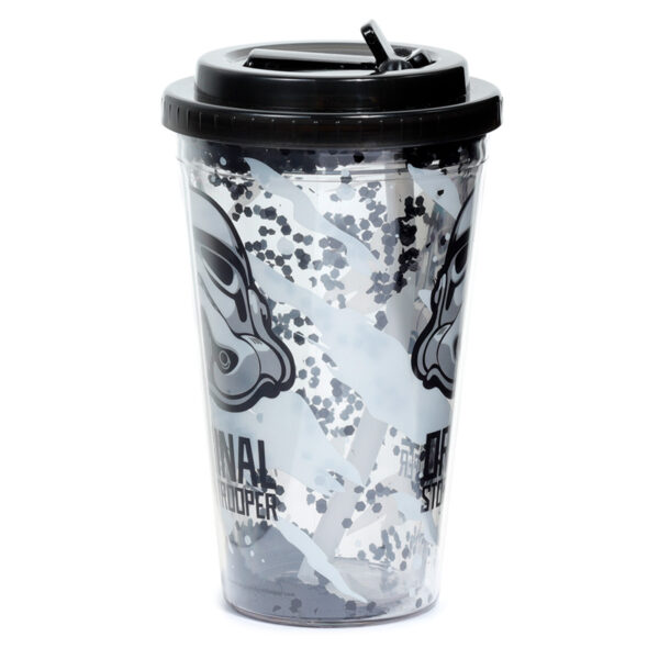 The Original Stormtrooper Shatter Resistant Double Walled Cup with Lid and Straw - Image 6