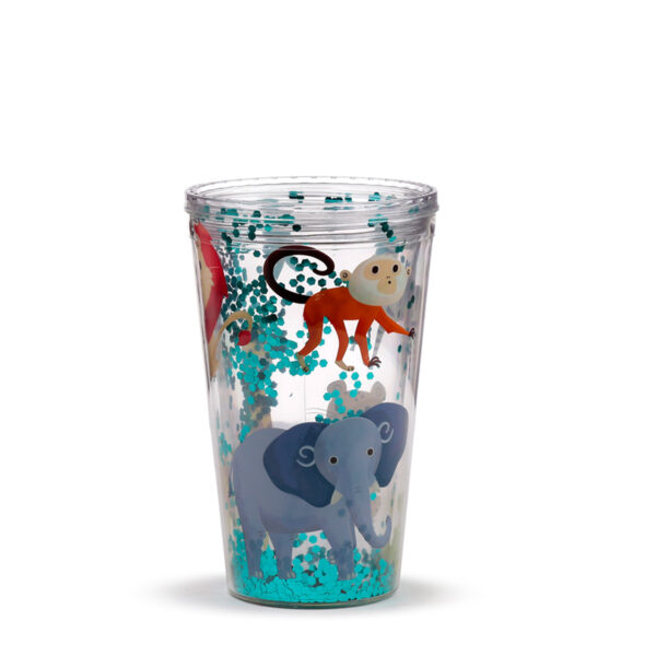 Zooniverse Shatter Resistant Double Walled Cup with Lid and Straw - Image 3
