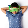 Relaxeazzz Travel Pillow & Eye Mask - Green Monstarz Monster - Image 2