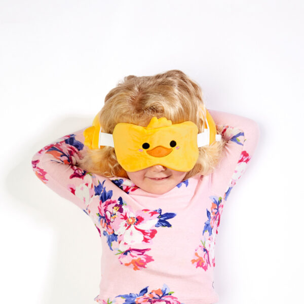 Relaxeazzz Travel Pillow & Eye Mask - Duck - Image 2