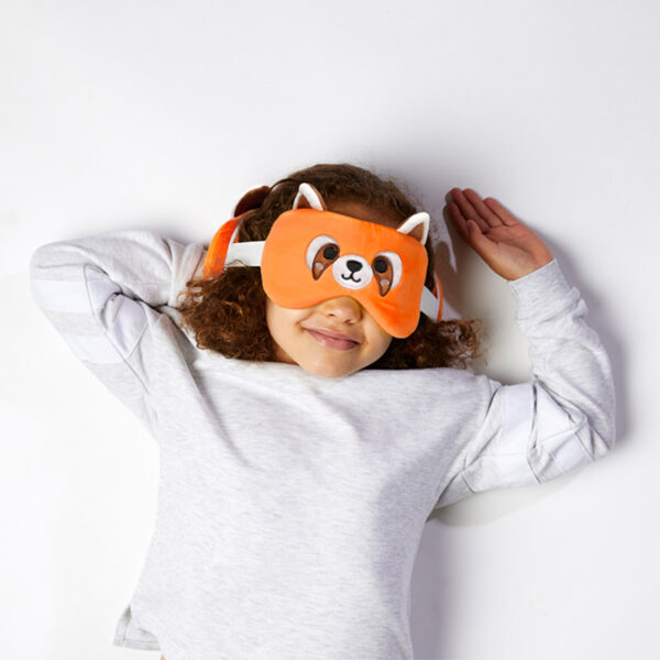 Relaxeazzz Travel Pillow & Eye Mask - Red Panda - Image 2