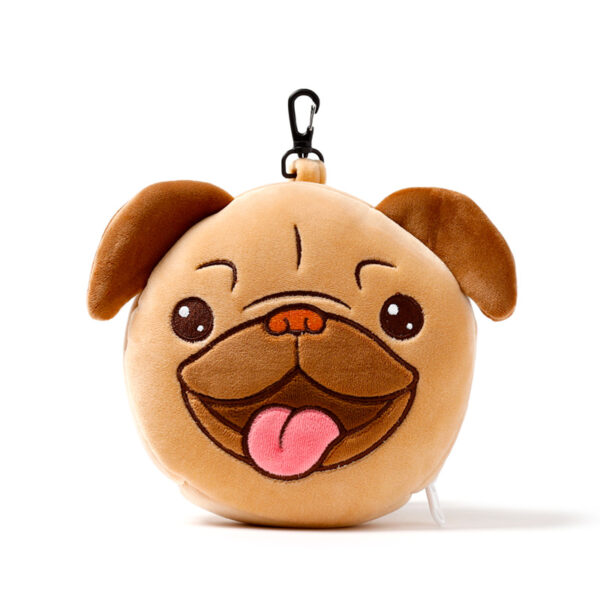 Relaxeazzz Travel Pillow & Eye Mask - Mopps Pug - Image 4