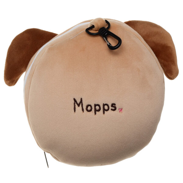 Relaxeazzz Travel Pillow & Eye Mask - Mopps Pug - Image 7