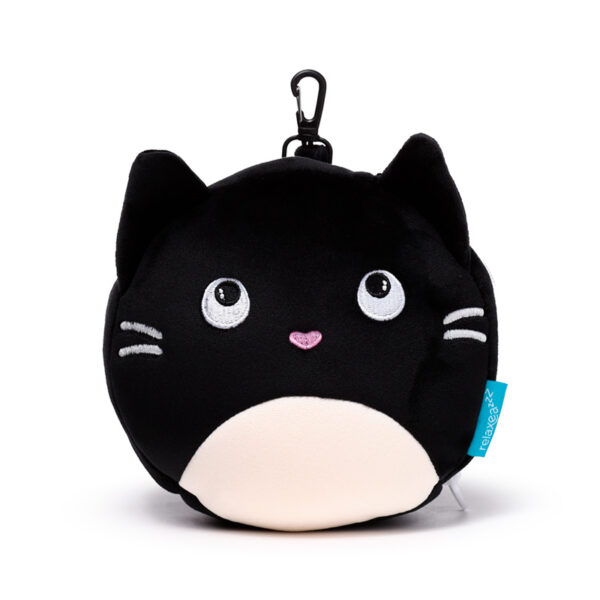 Relaxeazzz Travel Pillow & Eye Mask - Feline Fine Cat - Image 4