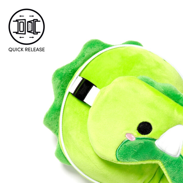 Relaxeazzz Travel Pillow & Eye Mask - Adoramals Dinosaur - Image 5