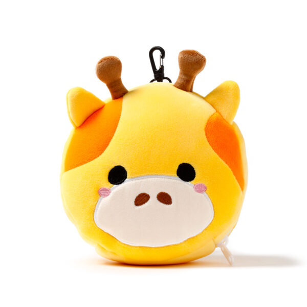 Relaxeazzz Travel Pillow & Eye Mask - Giraffe - Image 4
