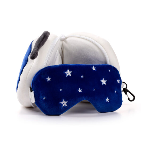 Relaxeazzz Travel Pillow & Eye Mask - Space Cadet - Image 3