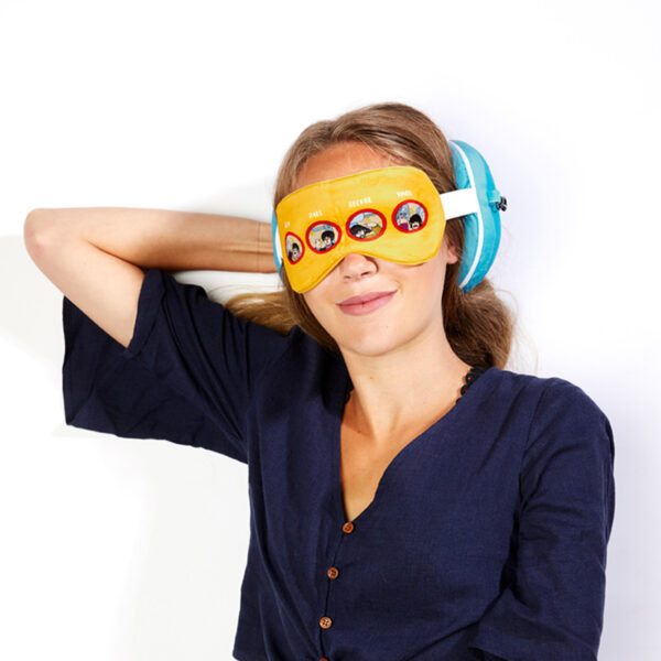 Relaxeazzz Travel Pillow & Eye Mask - The Beatles Yellow Submarine - Image 2