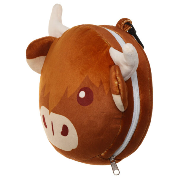 Relaxeazzz Travel Pillow & Eye Mask - Highland Coo Cow - Image 7