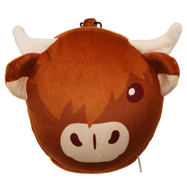 Relaxeazzz Travel Pillow & Eye Mask - Highland Coo Cow - Image 8