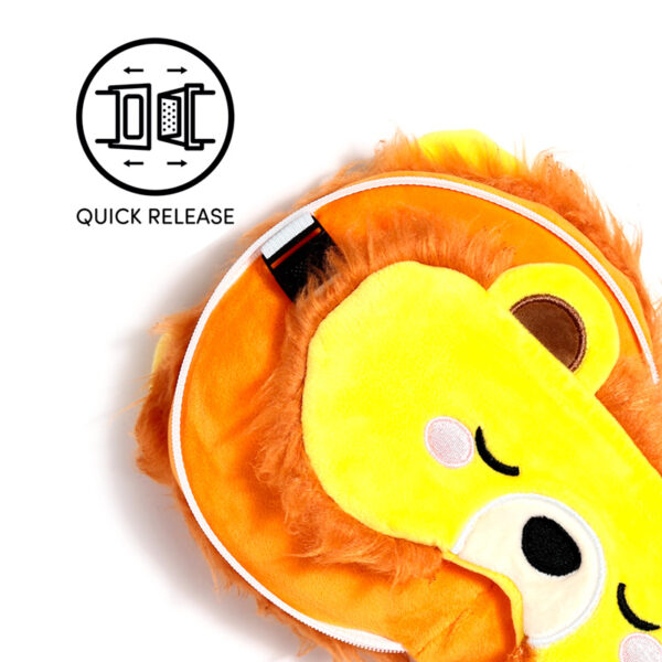 Relaxeazzz Travel Pillow & Eye Mask - Lion - Image 5