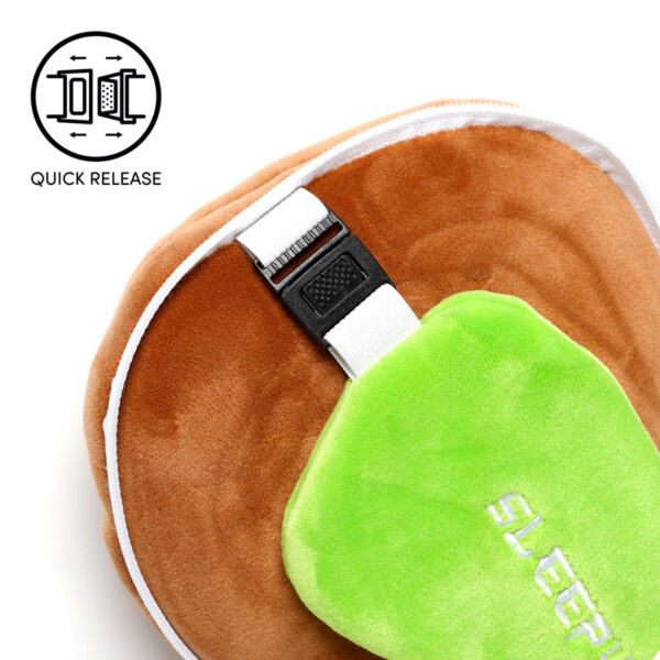 Relaxeazzz Travel Pillow & Eye Mask - Sloth - Image 5