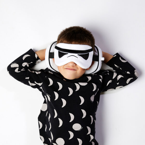 The Original Stormtrooper Relaxeazzz Plush Round Travel Pillow & Eye Mask Set - Image 2