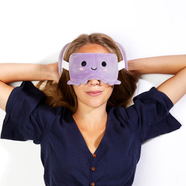 Relaxeazzz Travel Pillow & Eye Mask - Adoramals Octopus - Image 2