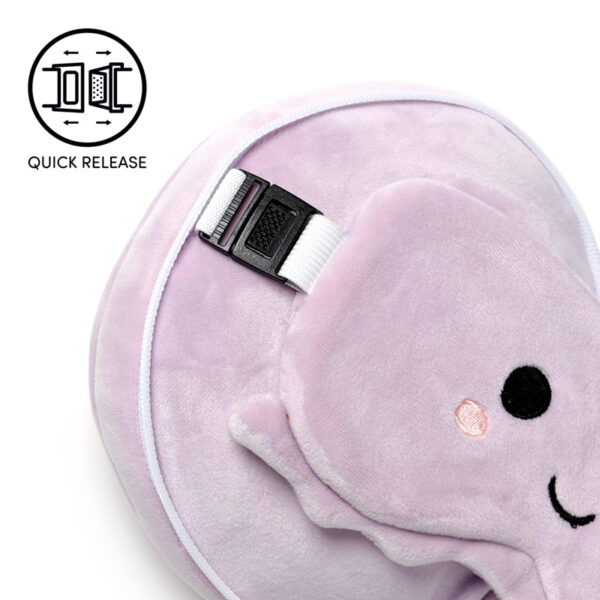 Relaxeazzz Travel Pillow & Eye Mask - Adoramals Octopus - Image 5