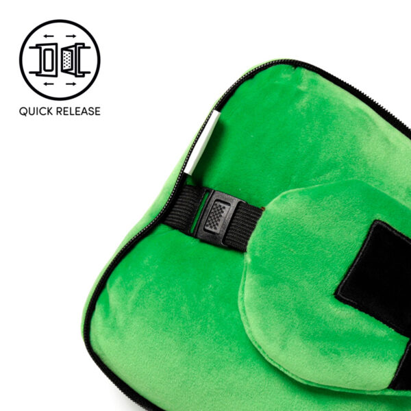 Relaxeazzz Travel Pillow & Eye Mask - Minecraft Creeper - Image 5