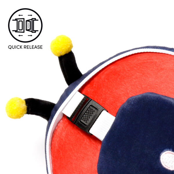 Relaxeazzz Travel Pillow & Eye Mask - Adorabugs Ladybug - Image 4