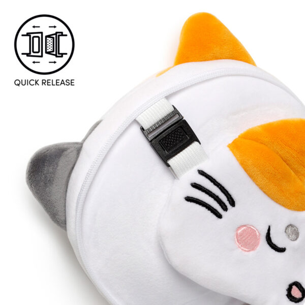 Relaxeazzz Travel Pillow & Eye Mask - Adoramals Lola the Cat - Image 5