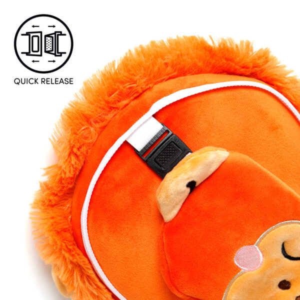 Relaxeazzz Travel Pillow & Eye Mask - Adoramals Orangutan - Image 5