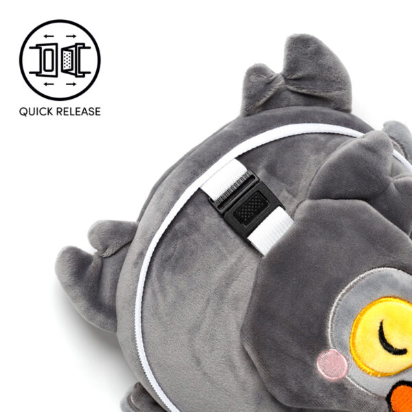 Relaxeazzz Travel Pillow & Eye Mask - Adoramals Winston the Owl - Image 5