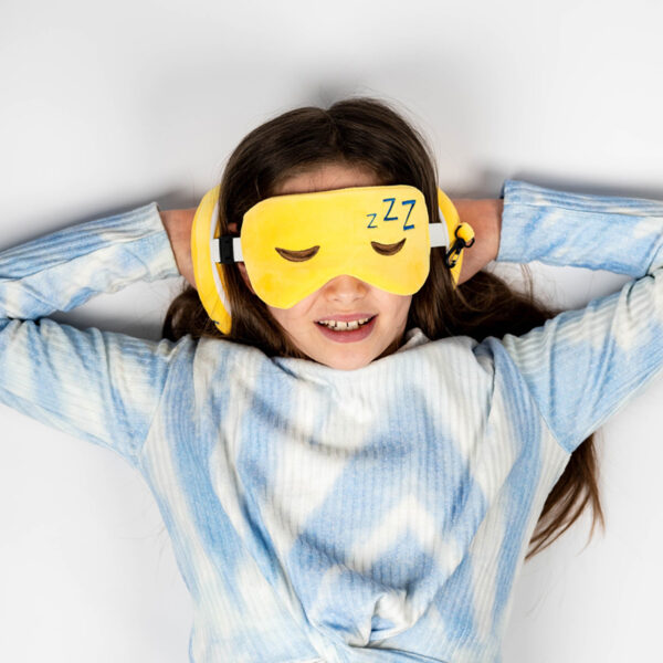 Relaxeazzz Travel Pillow & Eye Mask - Snoozie the Sleeping Head - Image 2