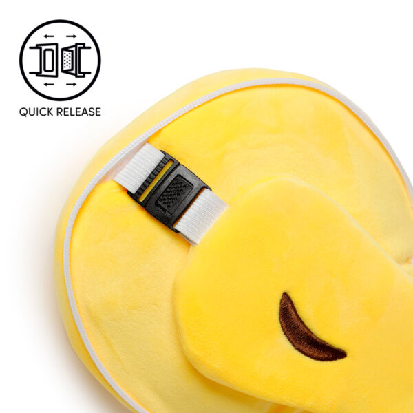 Relaxeazzz Travel Pillow & Eye Mask - Snoozie the Sleeping Head - Image 5