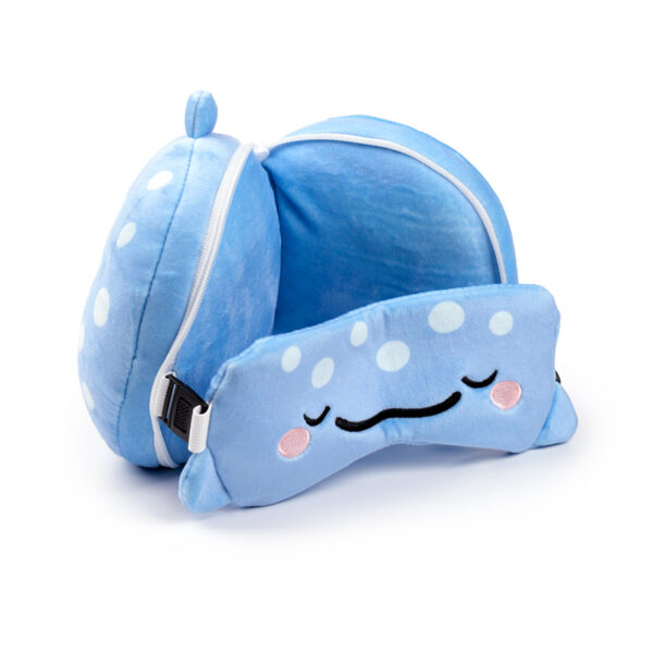 Relaxeazzz Travel Pillow & Eye Mask - Aoi the Whale Shark - Image 3