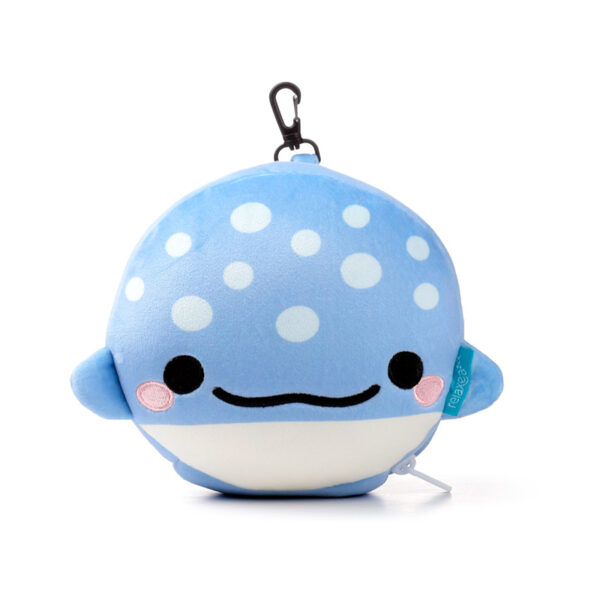 Relaxeazzz Travel Pillow & Eye Mask - Aoi the Whale Shark - Image 4