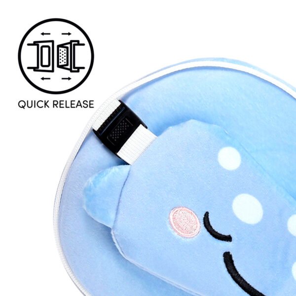 Relaxeazzz Travel Pillow & Eye Mask - Aoi the Whale Shark - Image 5