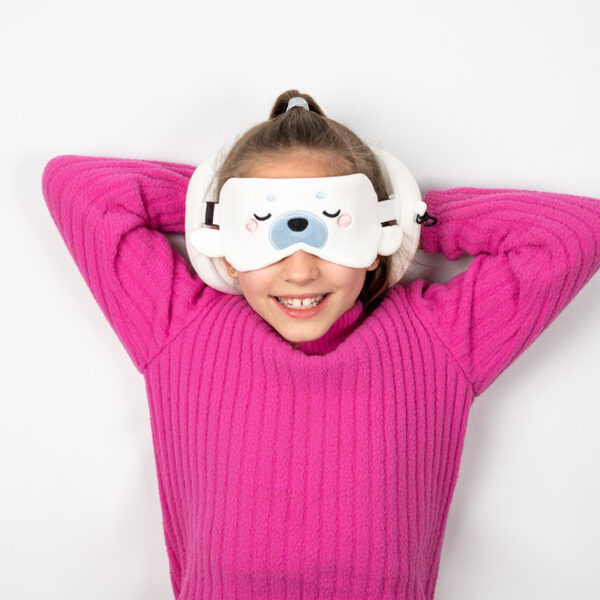 Relaxeazzz Travel Pillow & Eye Mask - Kai the Seal - Image 2