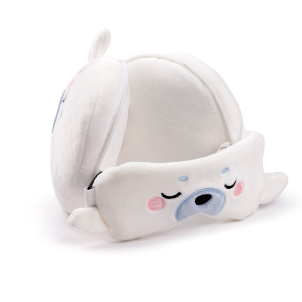 Relaxeazzz Travel Pillow & Eye Mask - Kai the Seal - Image 3