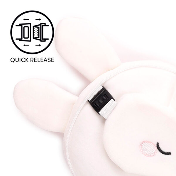 Relaxeazzz Travel Pillow & Eye Mask - Frances the Rabbit - Image 5