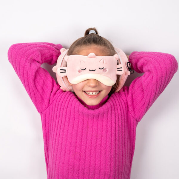 Relaxeazzz Travel Pillow & Eye Mask - Puff the Puffer Fish - Image 2